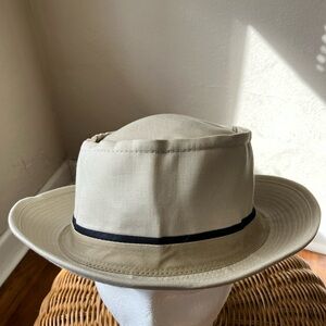 Basic Editions Men's Beige Hat with Black Band